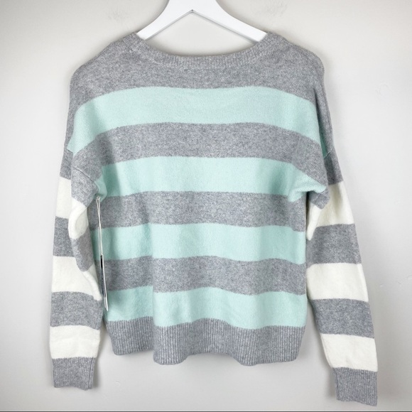 Court & Rowe Wide Stripe Wool Blend Sweater - Picture 5 of 5